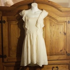 Reformation cream ivory short dress